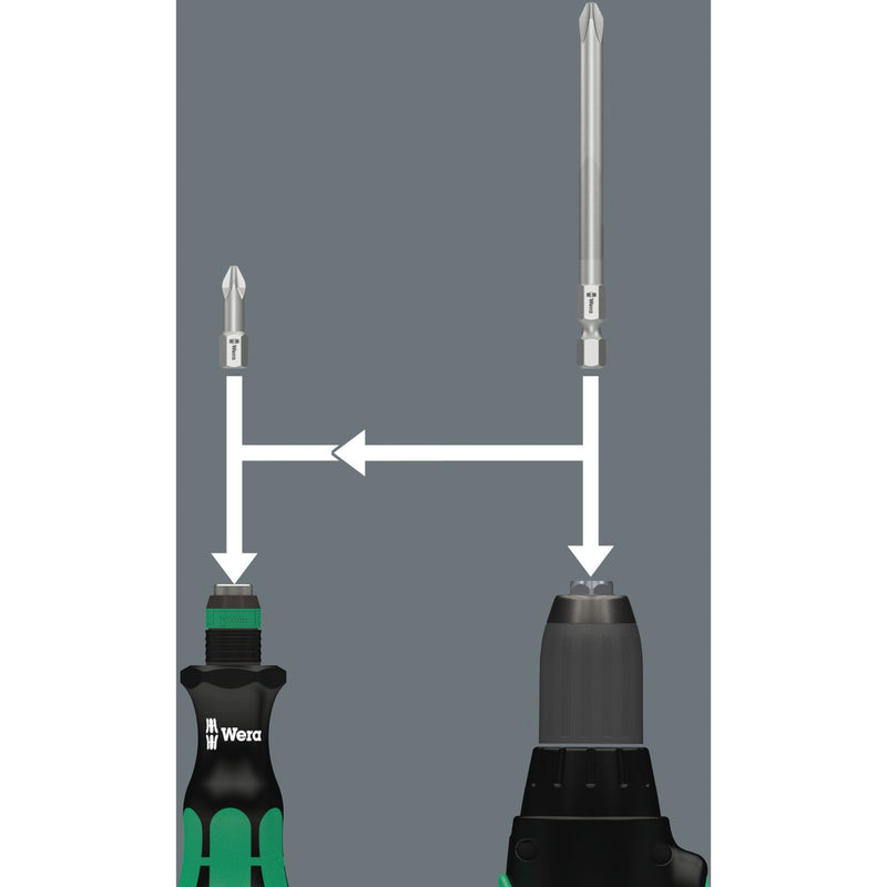 Load image into Gallery viewer, Wera kraftform kompakt 10 bitset (zwart groen, 10-delig)