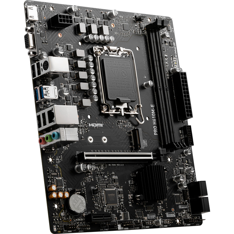 Load image into Gallery viewer, Msi pro h610m-e socket 1700 moederbord (gb-lan, sound, µatx)