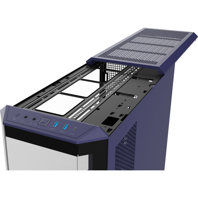 Load image into Gallery viewer, Thermaltake view 600 tg future dusk big tower behuizing (paars zwart | 2x usb-a | 1x usb-c | tempered glass)