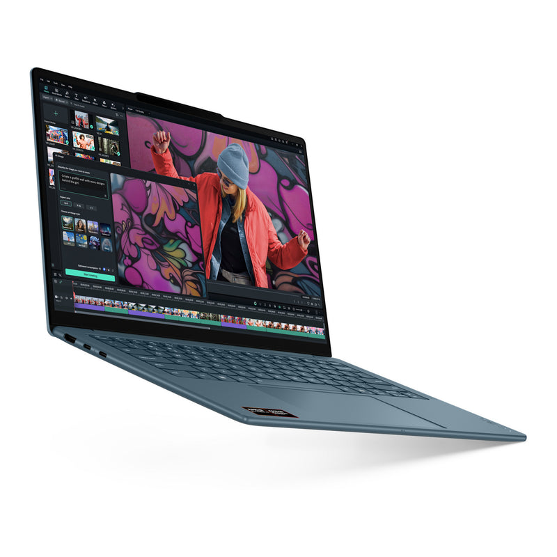 Load image into Gallery viewer, Lenovo yoga slim 7 14akp10 (83jy0082mh) 14 copilot+ laptop (blauwgroen | ryzen 7 350 | radeon 860m | 32 gb | 1 tb ssd)