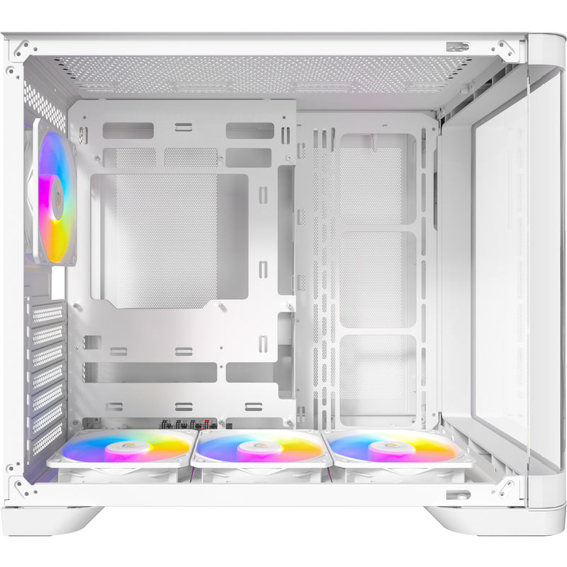 Load image into Gallery viewer, Antec c5 curve argb midi tower behuizing (wit | 2x usb-a | 1x usb-c | tempered glass)