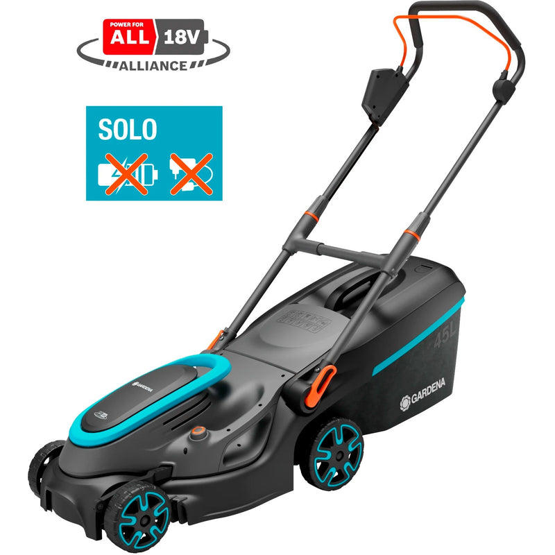Load image into Gallery viewer, Gardena accugrasmaaier powermax 37 36v p4a solo (zwart grijs, accu en oplader niet inbegrepen, power for all alliance)