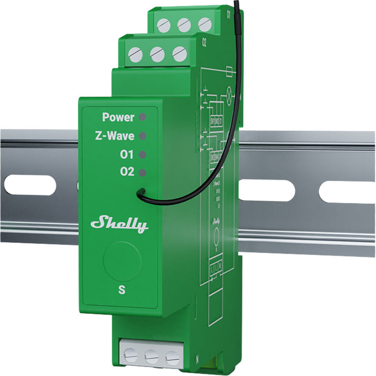 Load image into Gallery viewer, Shelly wave pro dimmer 2pm (groen)
