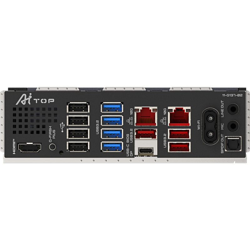 Load image into Gallery viewer, Gigabyte b850 ai top socket am5 moederbord (zwart grijs, raid, 2x 10 gb-lan, wi-fi 7, bt, sound, atx)