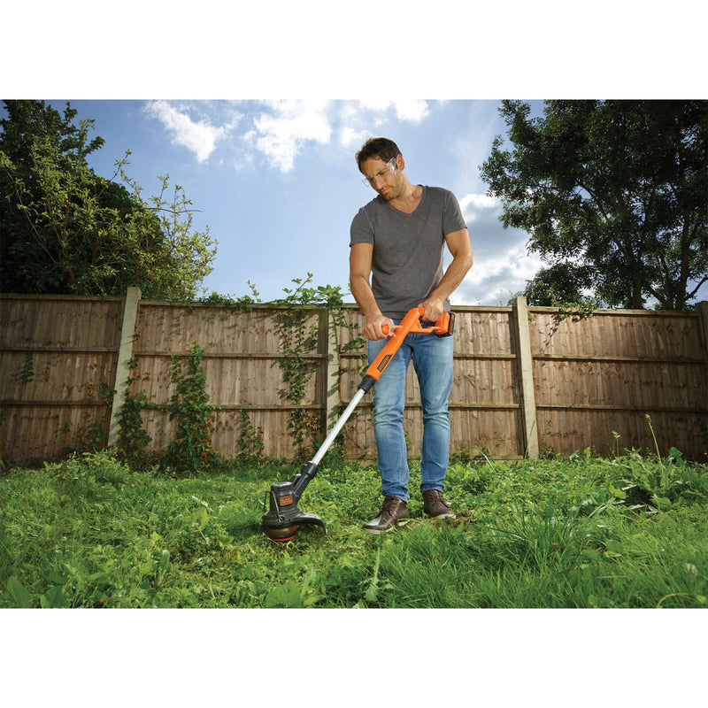 Afbeelding laden in galerijviewer, Black+decker accu grastrimmer st182320 (oranje, accu inbegrepen)