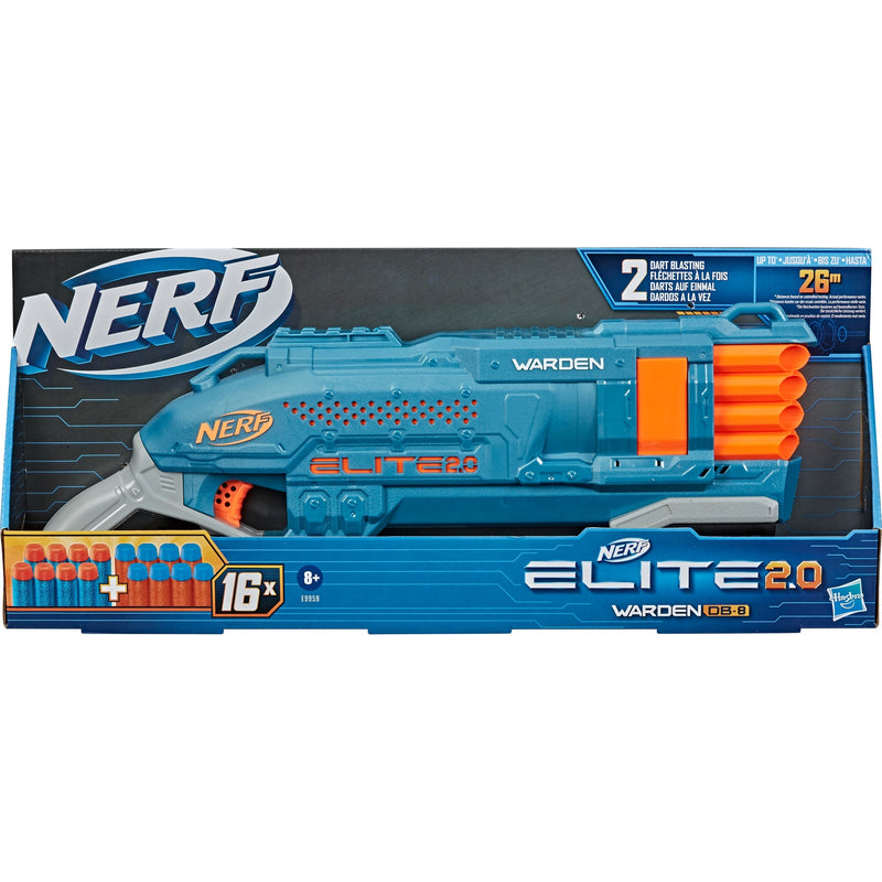 Load image into Gallery viewer, Hasbro nerf elite 2.0 warden db-8-blaster nerf-gun