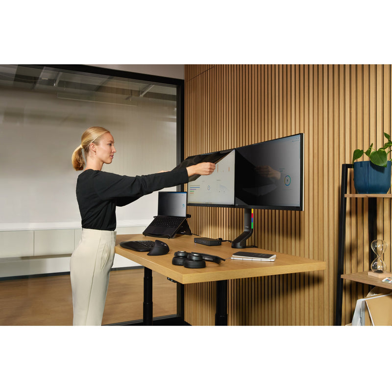 Chargez l'image dans la visionneuse de la galerie, Kensington pro fit ergo kb675 eq tkl rechargeable keyboard (zwart, eu lay-out (qwerty), membraan, 80% (tkl), bluetooth, 2.4 ghz)