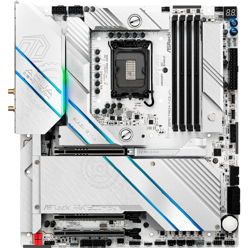 Load image into Gallery viewer, Asrock z890 taichi aqua socket 1851 moederbord (zwart, raid, 10gb-lan, 5gb-lan, wi-fi 7, bt, sound, e-atx)