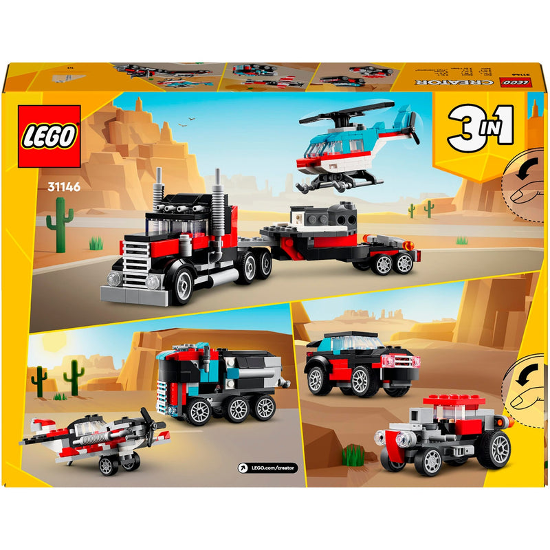 Load image into Gallery viewer, Lego creator 31146 truck met helikopter