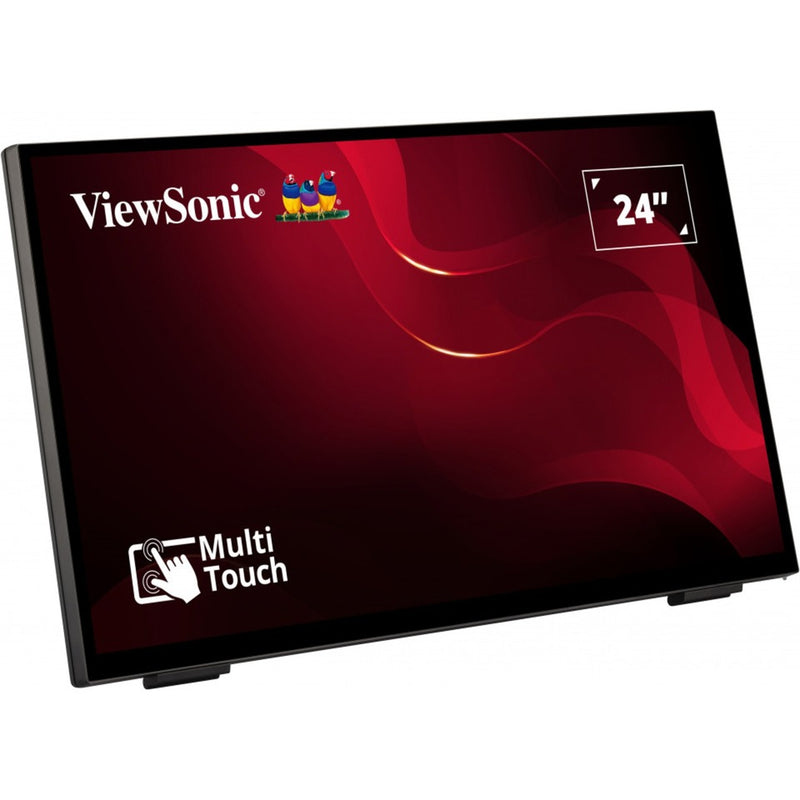 Afbeelding laden in galerijviewer, Viewsonic frameless touch monitor met 10-punts pcap 24 (zwart, hdmi, displayport, vga)