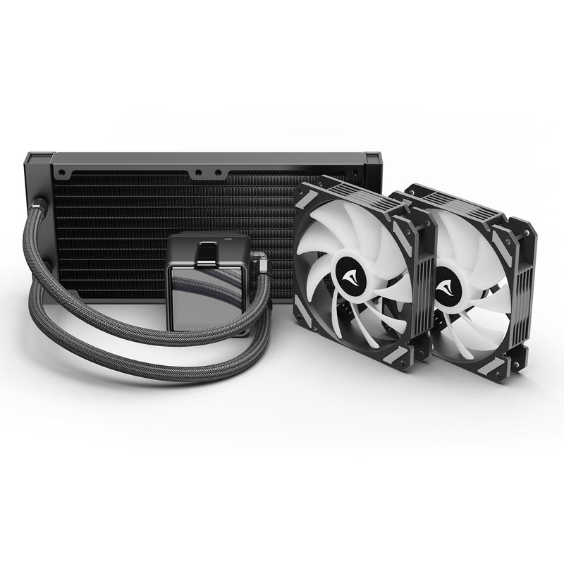 Load image into Gallery viewer, Sharkoon s50 argb waterkoeling (zwart, 4-pins pwm)