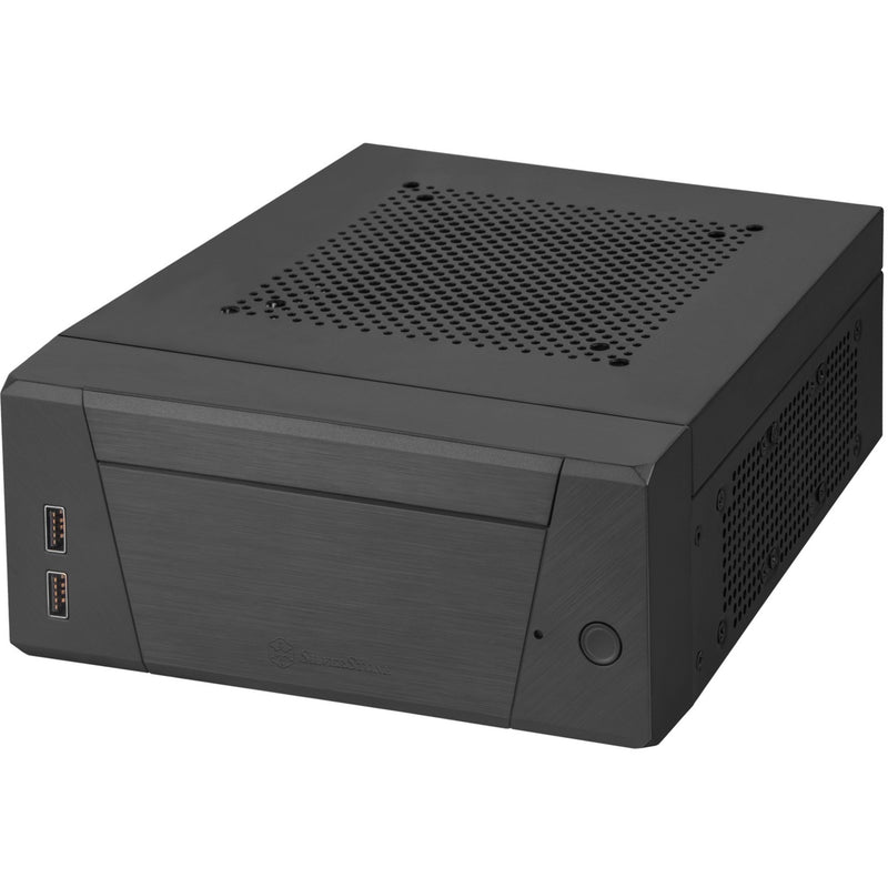 Laden Sie das Bild in Galerie -Viewer, Silverstone sst-ml10b htpc behuizing (zwart | 2x usb-a)