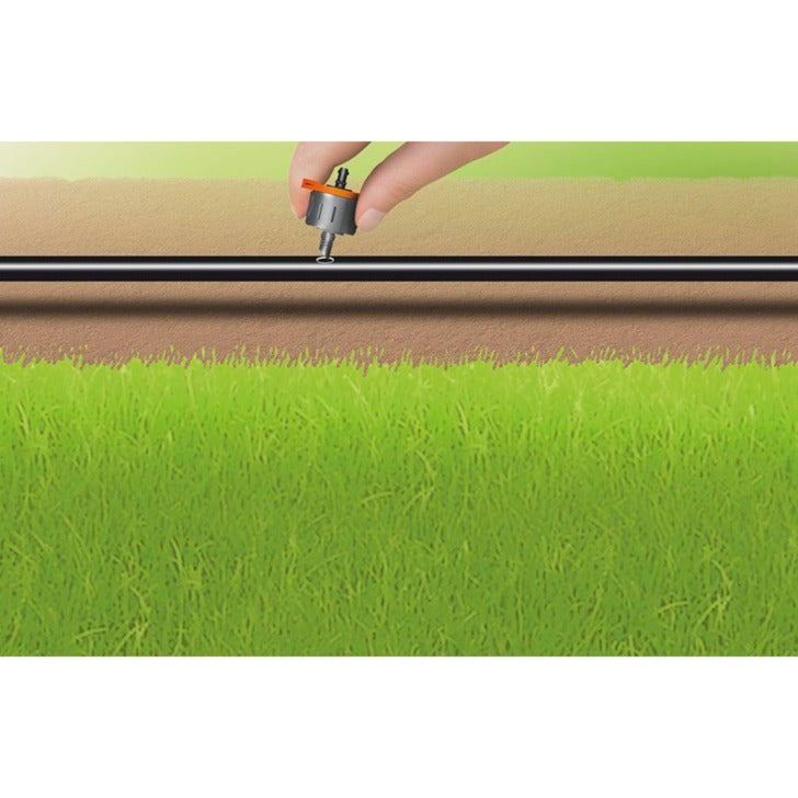 Load image into Gallery viewer, Gardena 'profi' maxi-flow system aansluitset aansluiting (zwart oranje, 1505-23)