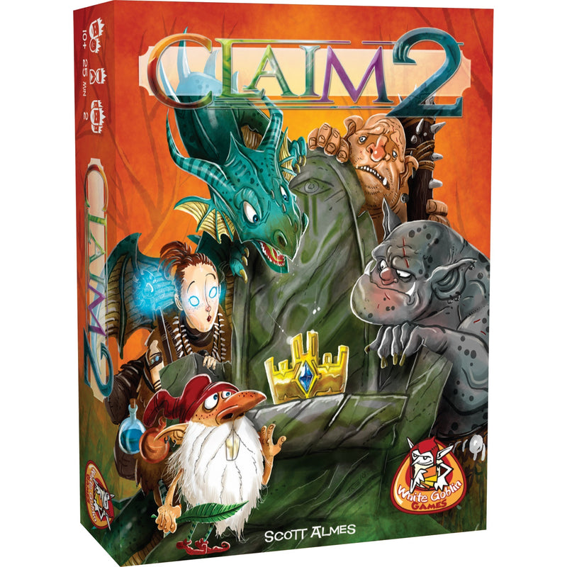 Load image into Gallery viewer, White goblin games claim 2 kaartspel (nederlands, 2 spelers, 25 minuten, vanaf 10 jaar)