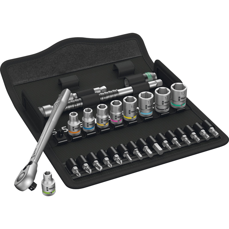 Load image into Gallery viewer, Wera 8100 sa 8 zyklop metal ratchet set (1 4 )