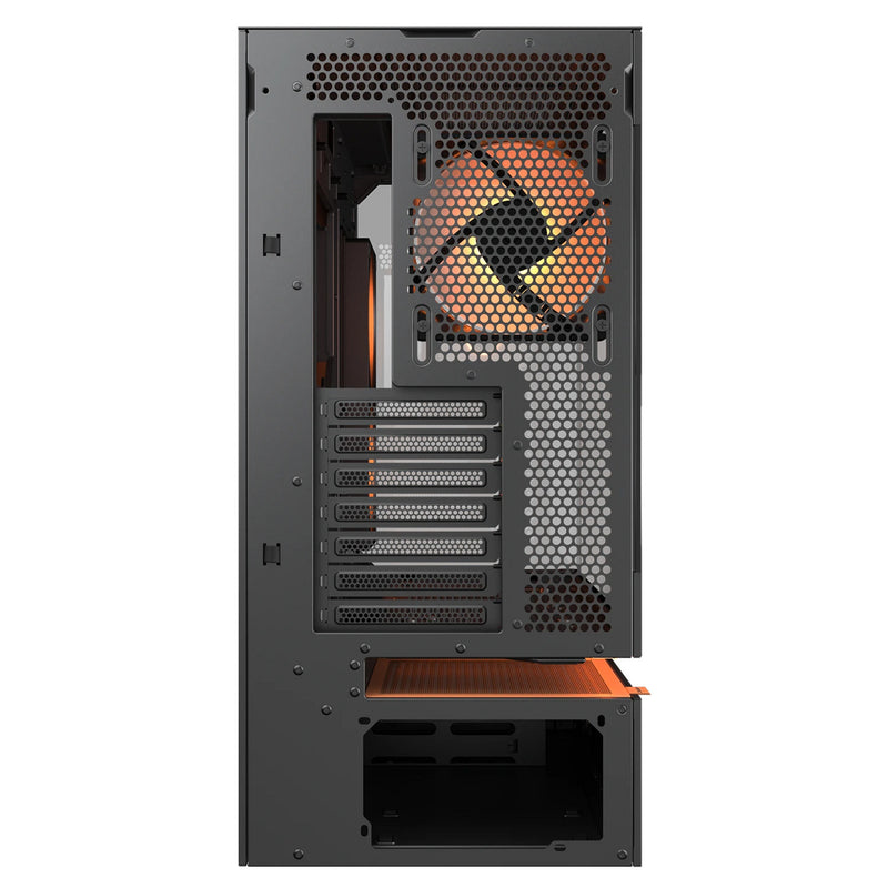 Afbeelding laden in galerijviewer, Cougar cfv235 midi tower behuizing (zwart | 2x usb-a | 1x usb-c | rgb | tempered glass)