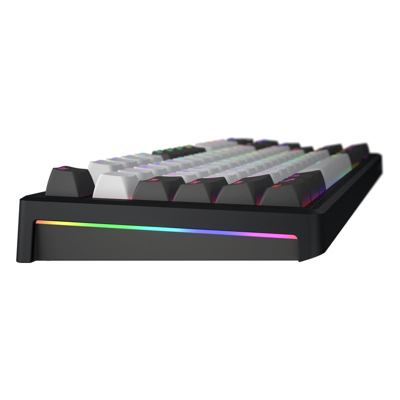 Chargez l'image dans la visionneuse de la galerie, Hator skyfall pro wireless rgb mechanisch gaming toetsenbord (zwart, us lay-out (qwerty), hator aurum vanilla silent, 80% (tkl), rgb, double-shot pbt, hot-swap, 2.4ghz | bluetooth | usb-c)
