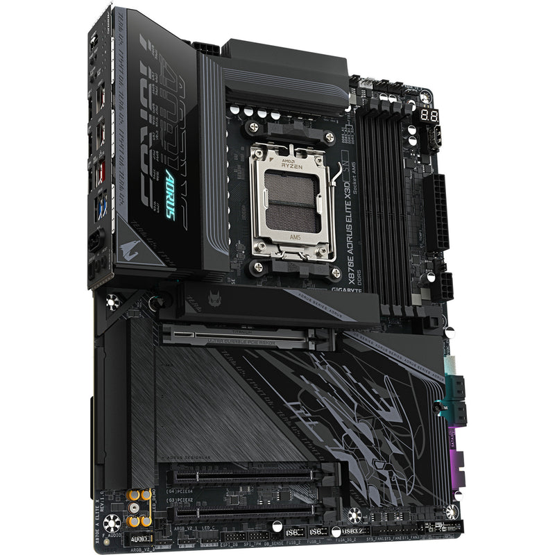Load image into Gallery viewer, Gigabyte x870e aorus elite x3d socket am5 moederbord (zwart, raid, 5gb-lan, wi-fi 7, bt, sound, atx)