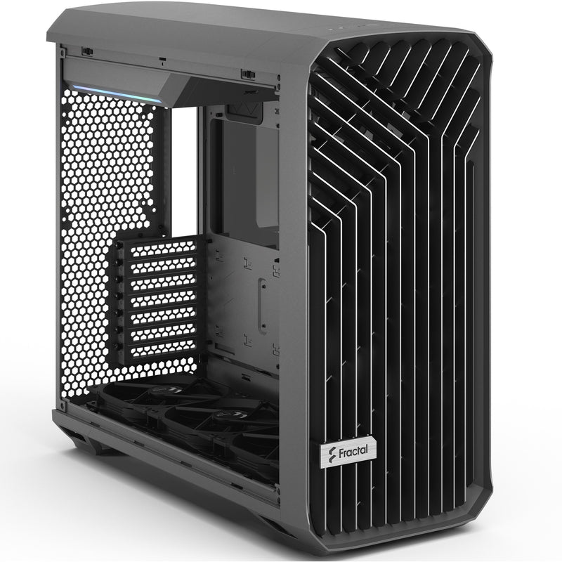 Load image into Gallery viewer, Fractal design torrent gray tg light tint midi tower behuizing (grijs | 2x usb-a | 1x usb-c | tempered glass)