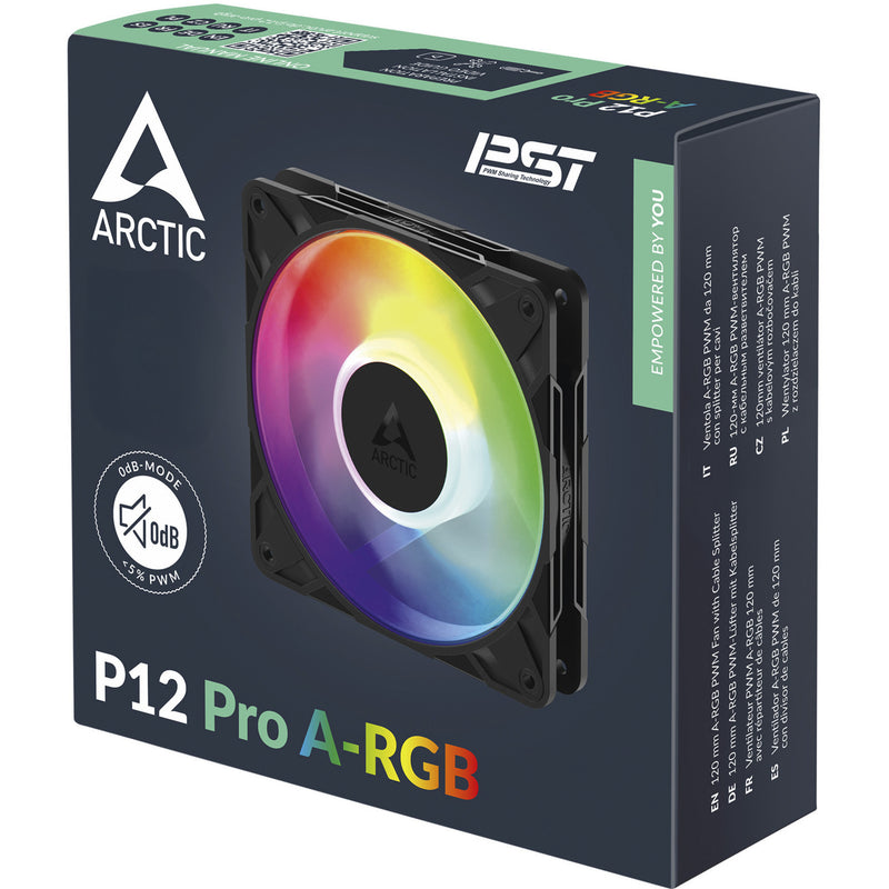 Load image into Gallery viewer, Arctic p12 pro a-rgb case fan (zwart, 120 x 120 x 25 mm, pwm)