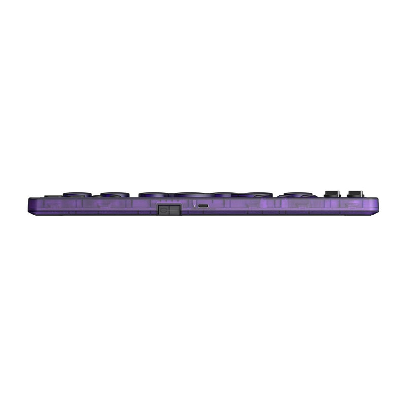 Laden Sie das Bild in Galerie -Viewer, 8bitdo arcade controller - transparent purple signature edition (paars transparant, 2.4 ghz bluetooth usb, nintendo switch 1 + 2, pc)