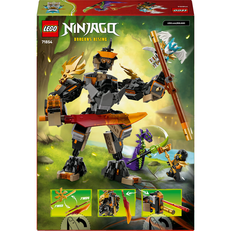 ギャラリービューアに画像をロードする, Lego ninjago - cole's missiemecha en draak zane constructiespeelgoed (71854)