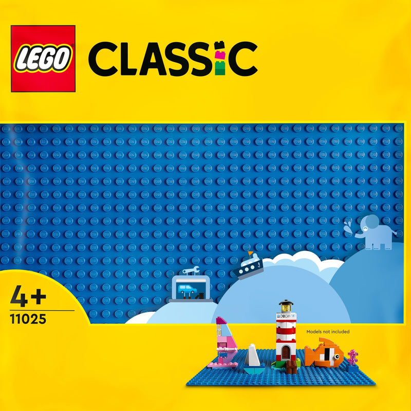 Afbeelding laden in galerijviewer, Lego classic blauwe bouwplaat 32x32 bouwbord 11025 blokken