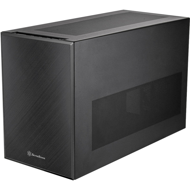 Load image into Gallery viewer, Silverstone sugo 17 mini tower behuizing (zwart | 2x usb-a | 1x usb-c)