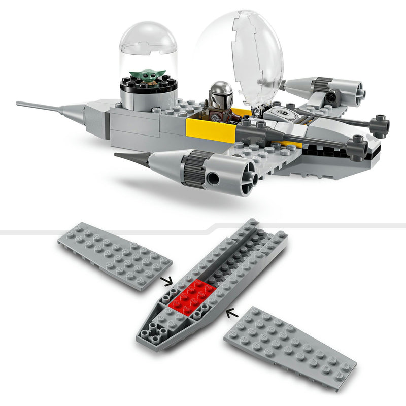 Load image into Gallery viewer, Lego star wars 75410 mando en grogu's n-1 starfighter