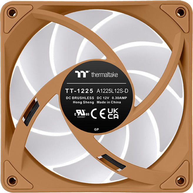 ギャラリービューアに画像をロードする, Thermaltake ct120 ex argb sync pc cooling fan gravel sand (3-fan pack) case fans (lichtbruin, 3 stuks, 120 x 120 x 25 mm, pwm)