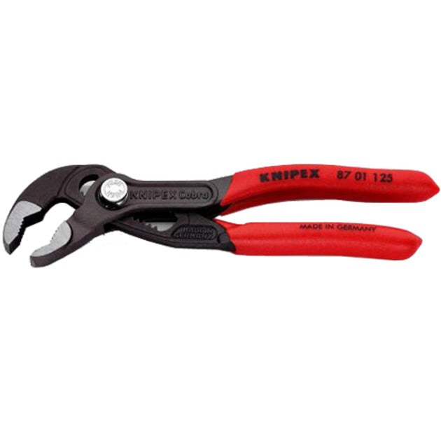 Load image into Gallery viewer, Knipex cobra 125 mm zweedse- waterpomp-tang (rood, gekartelde gripvlakken)