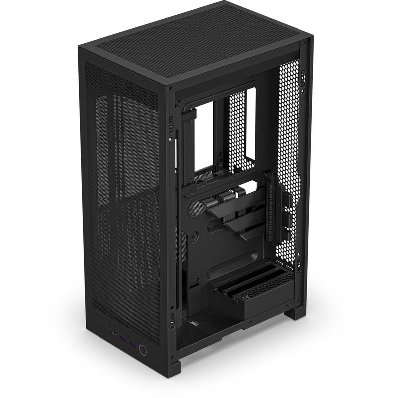 Load image into Gallery viewer, Nzxt h2 flow mini tower behuizing (zwart | 2x usb-a | 1x usb-c | tempered glass)