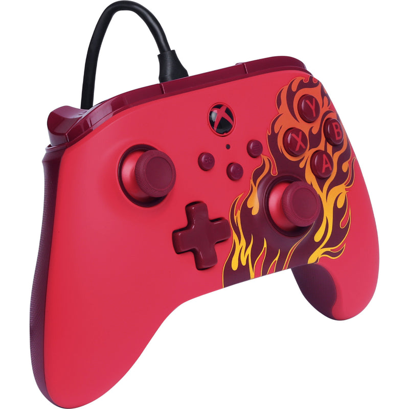 Chargez l'image dans la visionneuse de la galerie, Powera advantage controller met kabel voor de xbox series x|s - rood vuur (rood, xbox series x|s, xbox one, pc)