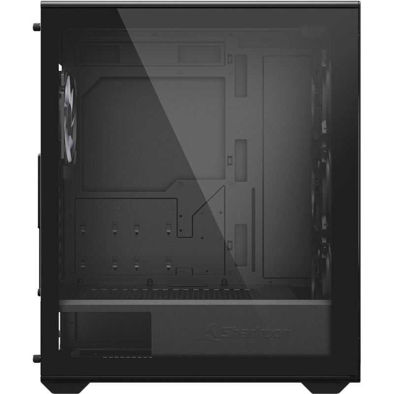 Load image into Gallery viewer, Sharkoon vk3 rgb midi tower behuizing (zwart | 2x usb-a | rgb | tempered glass)