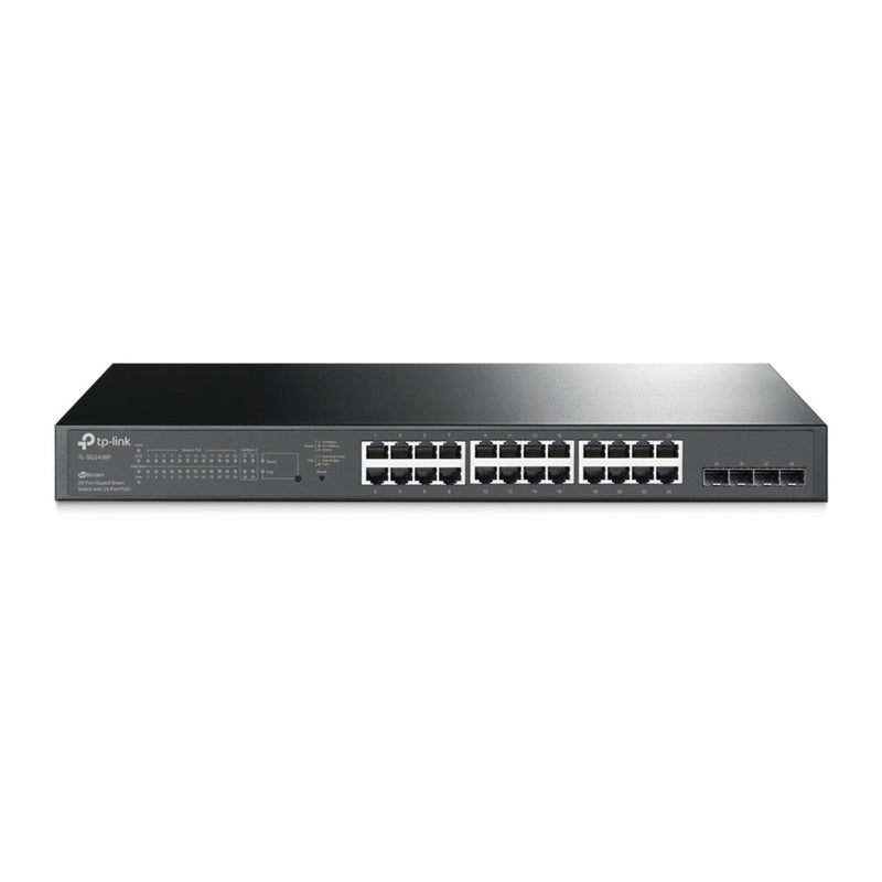 Chargez l'image dans la visionneuse de la galerie, Tp-link omada sg2428p jetstream 28-poorts gigabit smart-switch (zwart, 24x poe+)