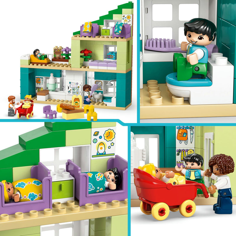 Load image into Gallery viewer, Lego duplo 10470 3-in-1 modern woonhuis met figuren