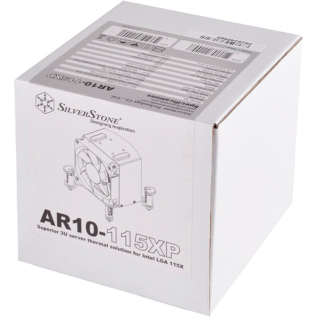 Load image into Gallery viewer, Silverstone ar10-115xp cpu-koeler (zilver, argon series)