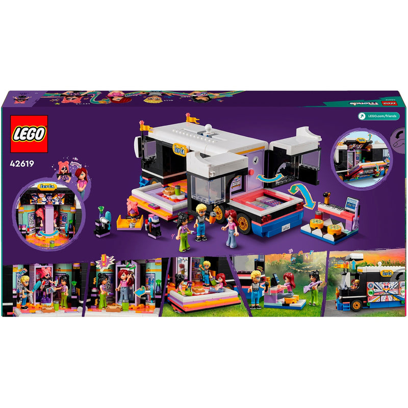 Load image into Gallery viewer, Lego friends - toerbus van popster constructiespeelgoed (42619)