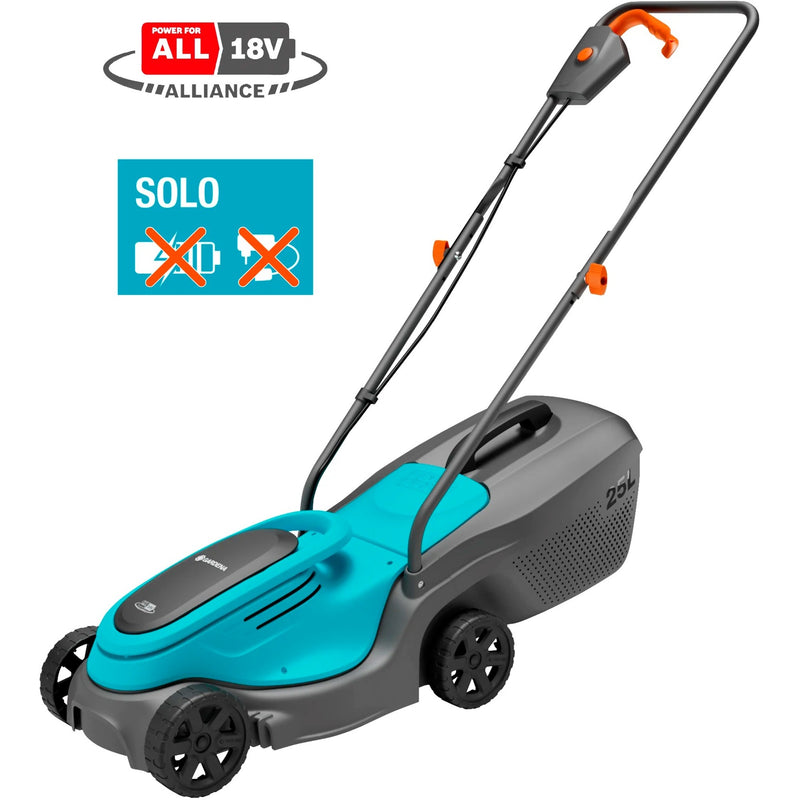 Load image into Gallery viewer, Gardena accugrasmaaier powermax 30 18v p4a solo (zwart turquoise, accu en oplader niet inbegrepen, power for all alliance)