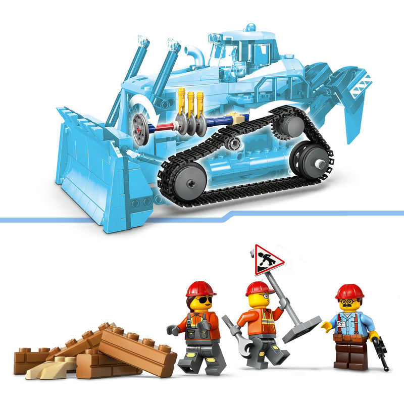Load image into Gallery viewer, Lego city 60466 gele bulldozer