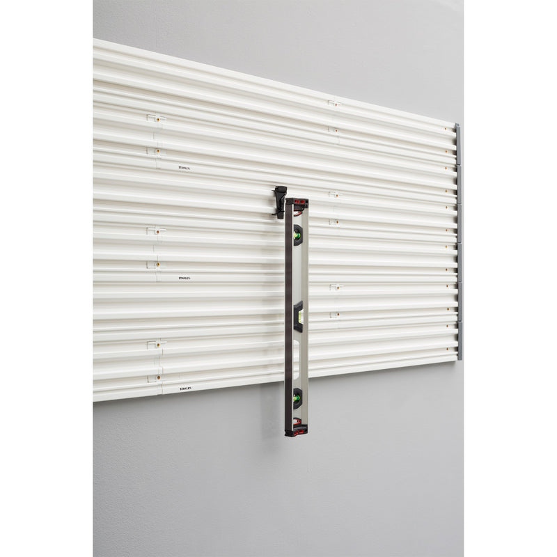 Load image into Gallery viewer, Stanley track wall - hakenassortiment small, 8 stuks houder (zwart)