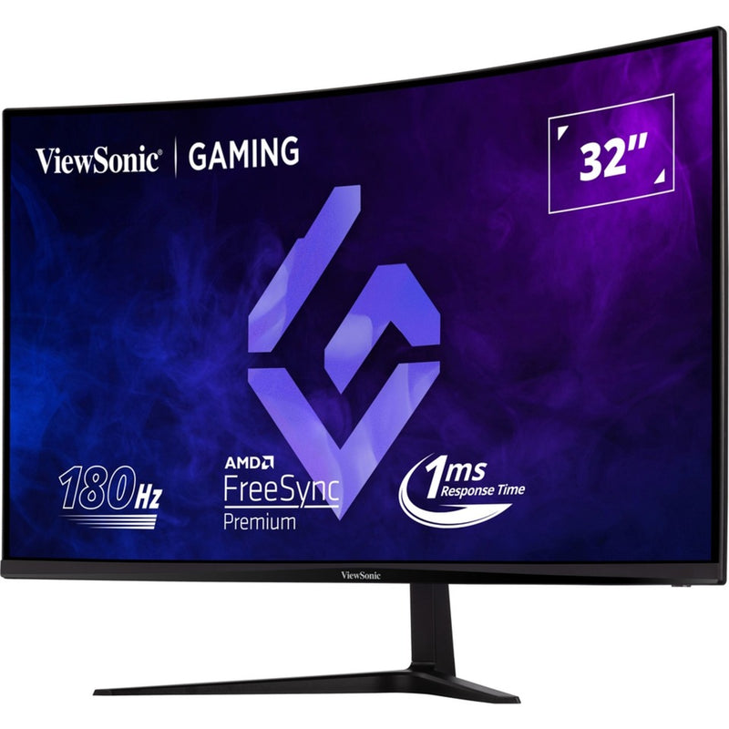 Afbeelding laden in galerijviewer, Viewsonic vx3218c-2k 32 curved gaming monitor (zwart, 2x hdmi, 1x displayport, 180 hz)