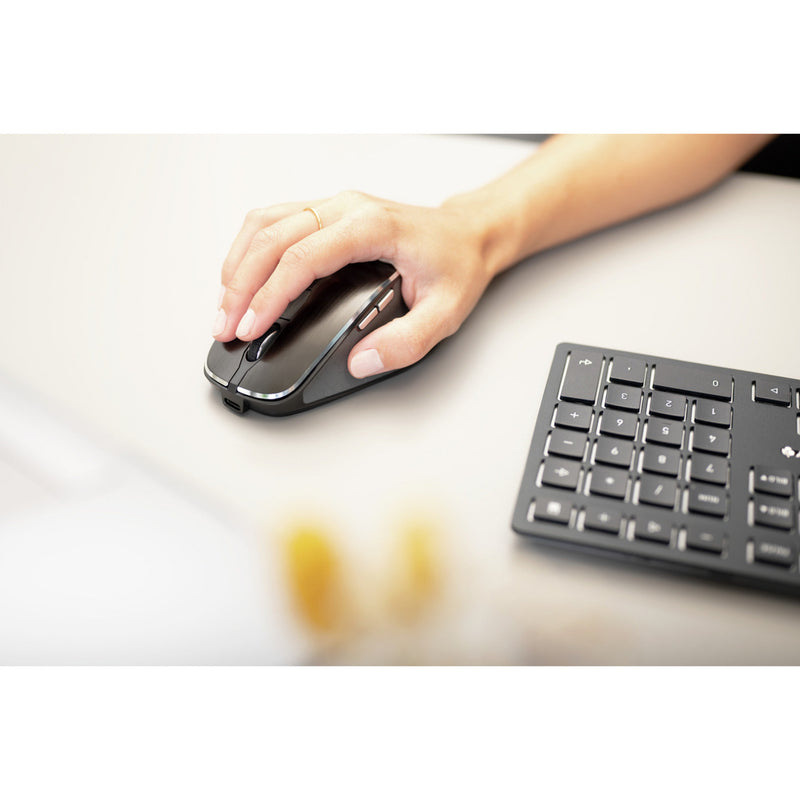 Load image into Gallery viewer, Cherry dw 9500 slim draadloze desktopset (zwart, eu lay-out (qwerty), scissor switches, 100%, 3.000 dpi, 2.4 ghz bluetooth 4.2)