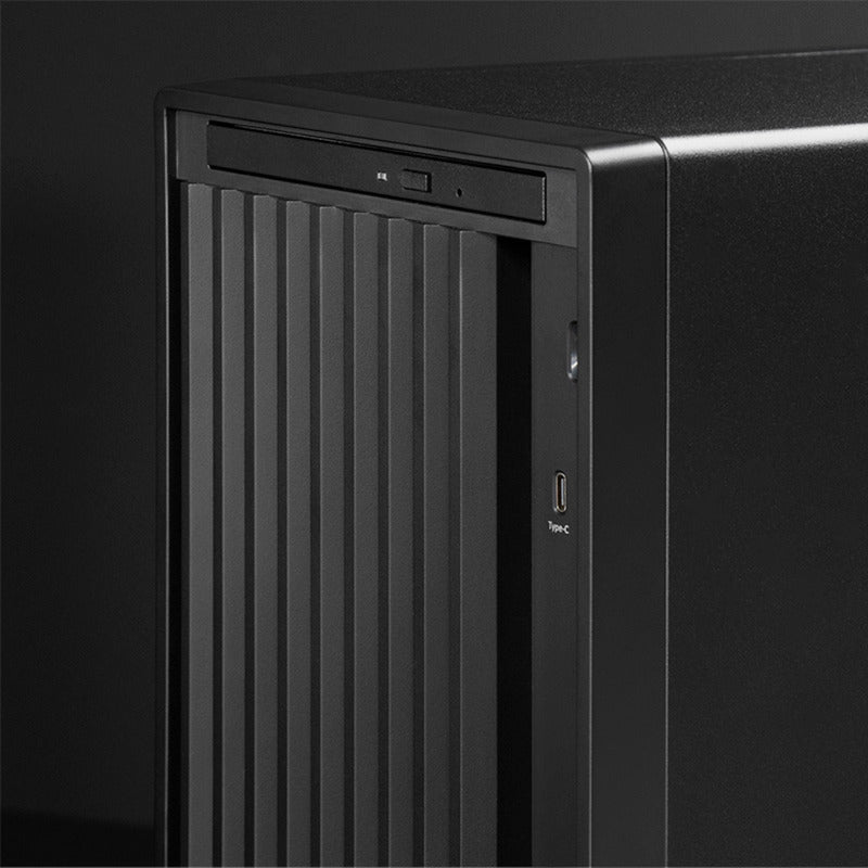 Laden Sie das Bild in Galerie -Viewer, Chieftec uni bs-20b-op mini tower behuizing (zwart | 3x usb-a | 1x usb-c)