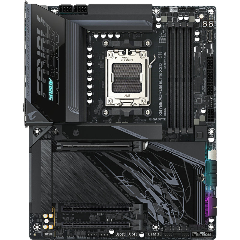 Load image into Gallery viewer, Gigabyte x870e aorus elite x3d socket am5 moederbord (zwart, raid, 5gb-lan, wi-fi 7, bt, sound, atx)