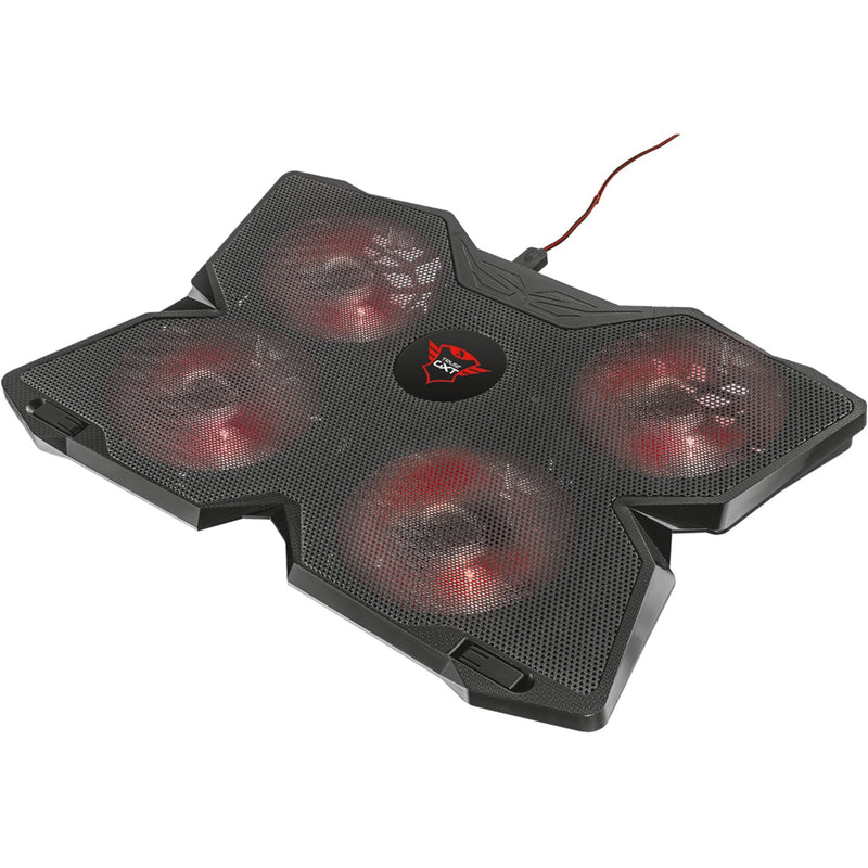 Load image into Gallery viewer, Trust gxt 278 yozu notebook cooling stand laptopkoeler (zwart, 20817, rode leds)