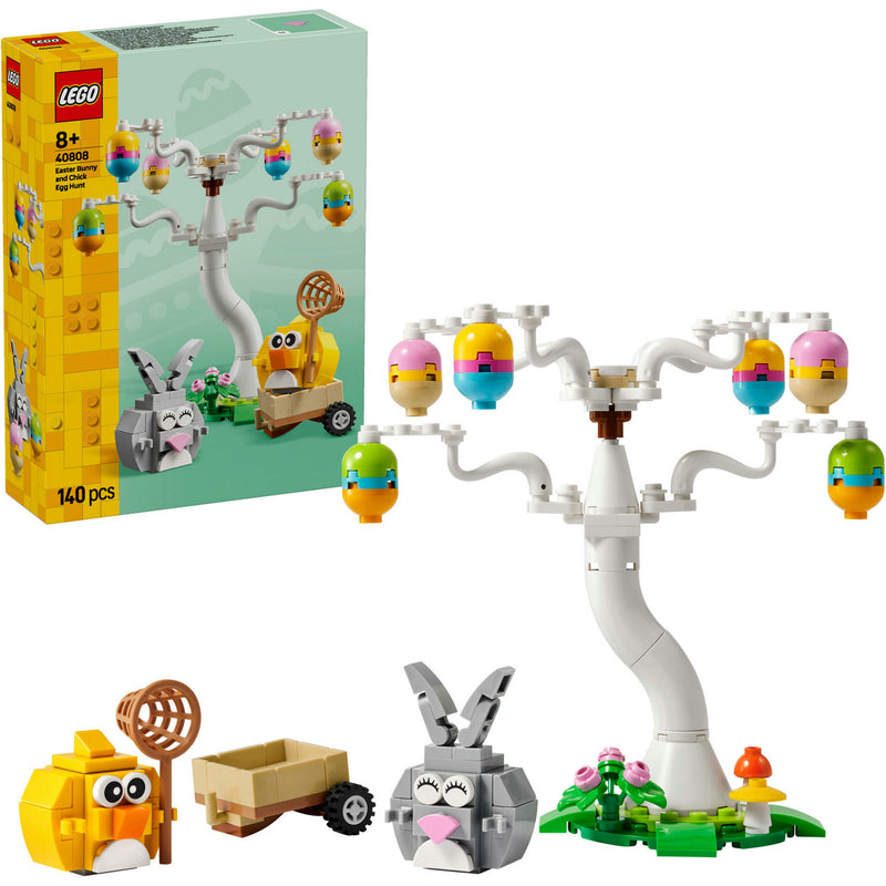 ギャラリービューアに画像をロードする, Lego eieren zoeken met konijn en kuiken constructiespeelgoed (40808)