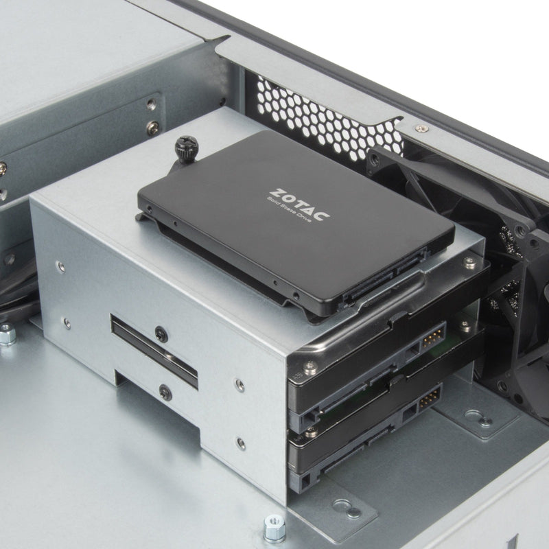 ギャラリービューアに画像をロードする, Silverstone rm23-502-mini rack behuizing (grijs zwart)