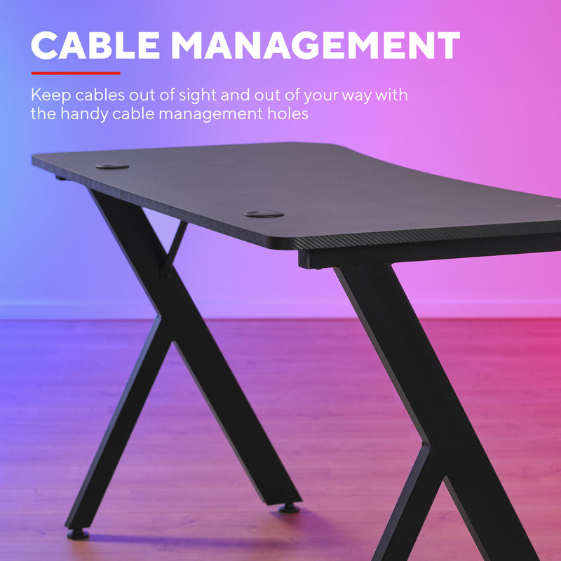 Load image into Gallery viewer, Trust gxt 712 dynamus gamingtafel gaming desk (zwart)