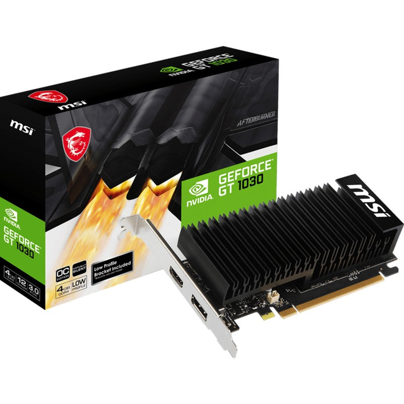 Load image into Gallery viewer, Msi geforce gt 1030 4ghd4 lp oc grafische kaart (1x hdmi, 1x displayport)